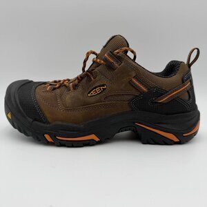 KEEN American Built Work Shoes Brown Orange Men’s 8.5 1014606D